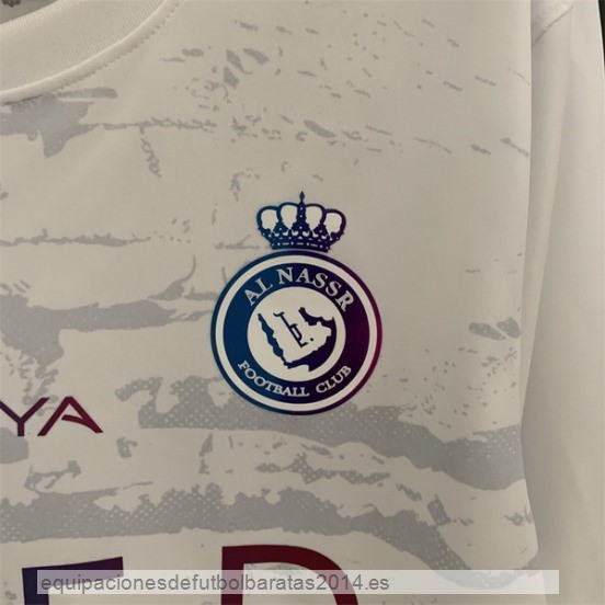 Nuevo Tailandia 3ª Manga Larga Al Nassr 23/24 Blanco Baratas